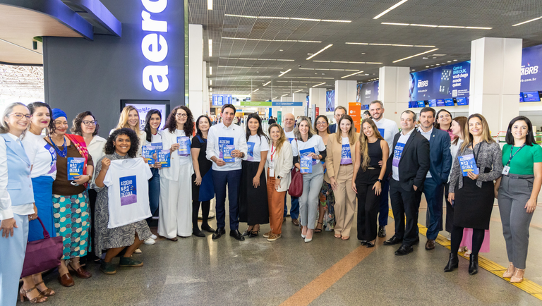 Lançamento da campanha Assédio não decola