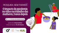 Ministério das Mulheres apoia nova edição da pesquisa “Sem Parar” sobre trabalho e cuidados 5 anos após a pandemia
