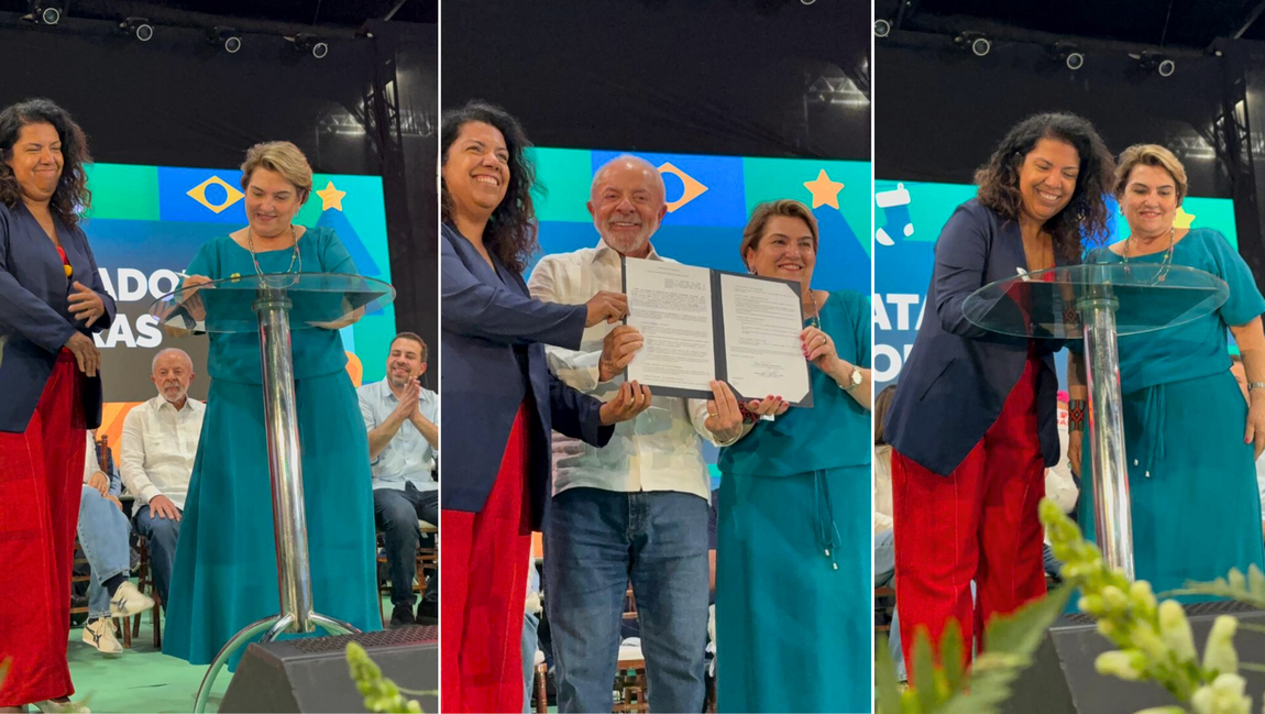 Assinatura do Protocolo de Intenções ocorreu na cerimônia de encerramento da 12ª ExpoCatadores, em São Paulo, com presença do presidente Lula; estudo vai produzir diagnóstico da cadeia da reciclagem com recortes de gênero, raça e território