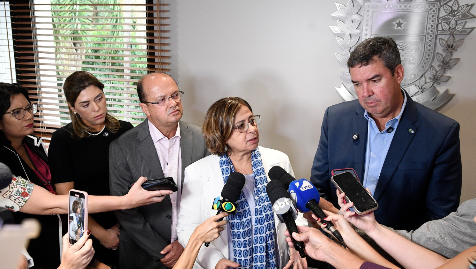 Ministra das Mulheres e governador do MS pactuam medidas de aprimoramento no atendimento da Casa da Mulher Brasileira