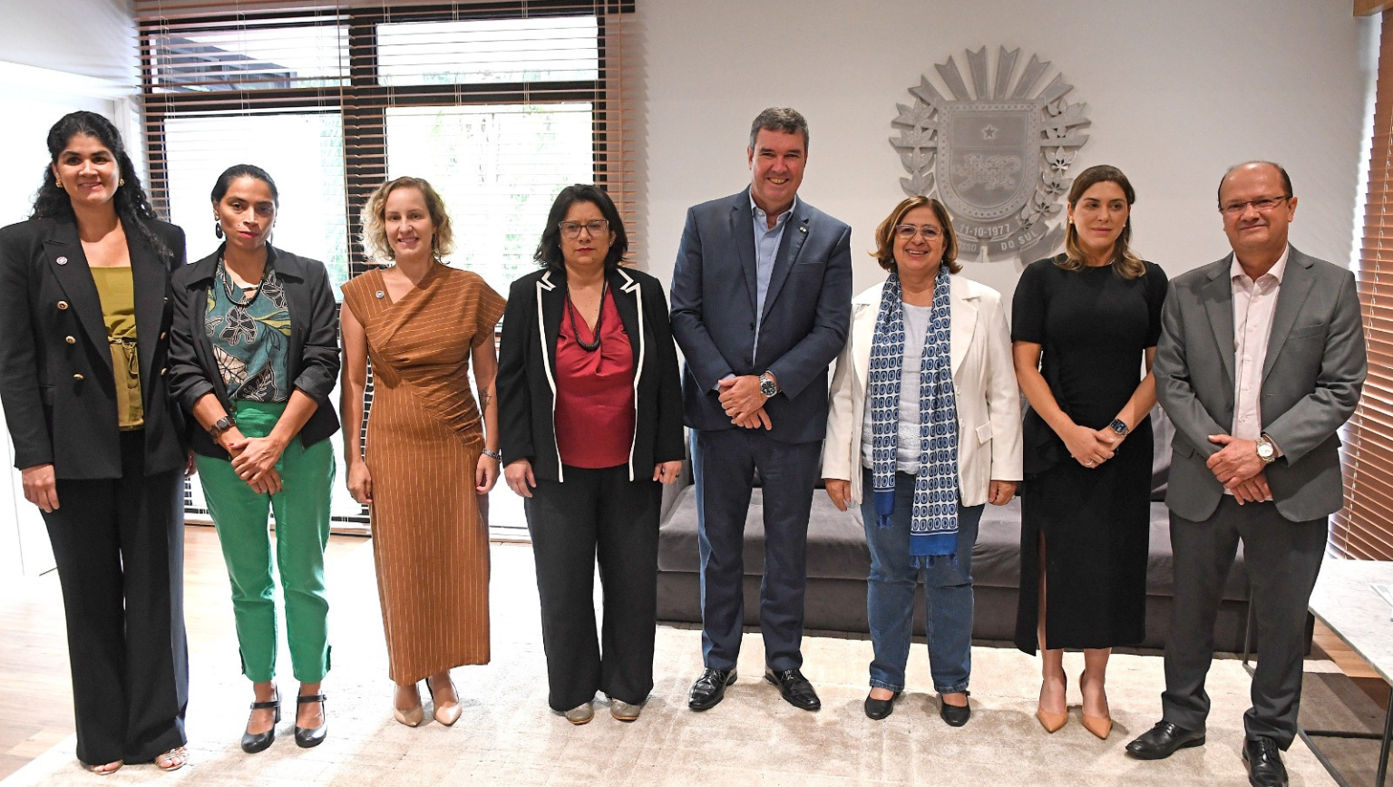 Ministra das Mulheres e governador do MS pactuam medidas de aprimoramento no atendimento da Casa da Mulher Brasileira