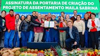 Reforma agrária: ministra Márcia Lopes participa da criação do Assentamento Maila Sabrina, no Paraná, junto ao presidente Lula