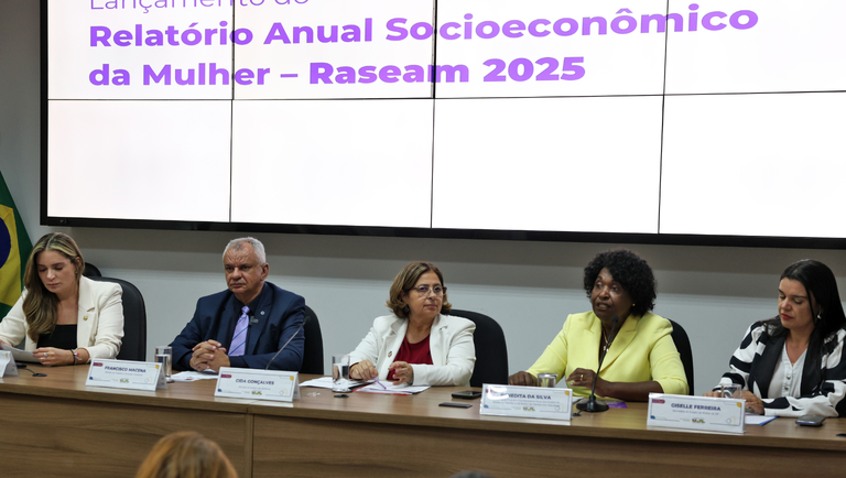 Lançamento do Relatório Anual Socioeconômico da Mulher - Raseam 2025