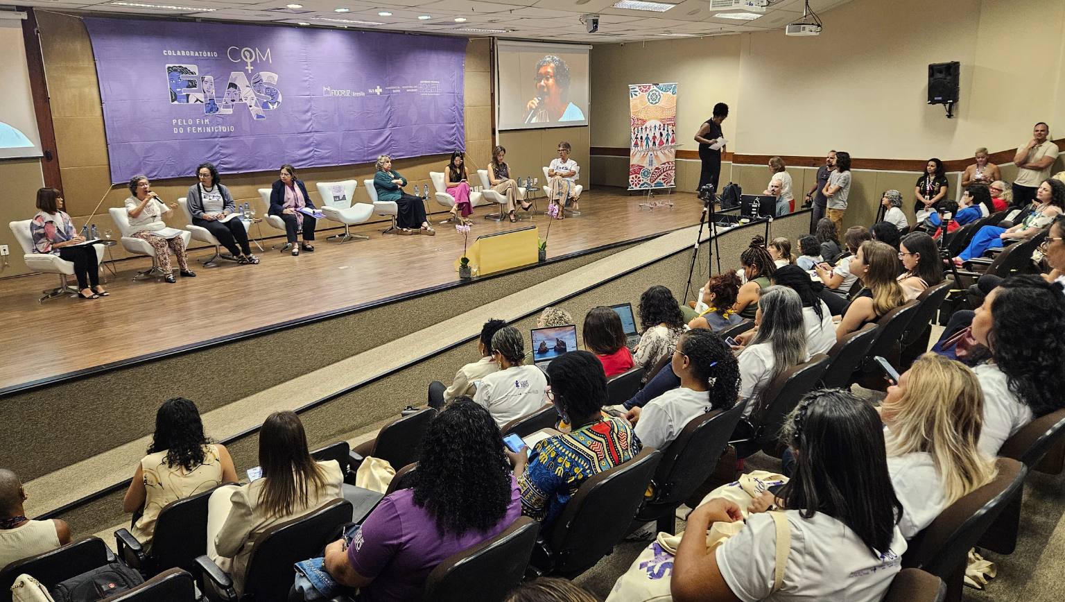 Lançamento do colaboratório “Com Elas” - Pelo Fim do Feminicídio no Distrito Federal