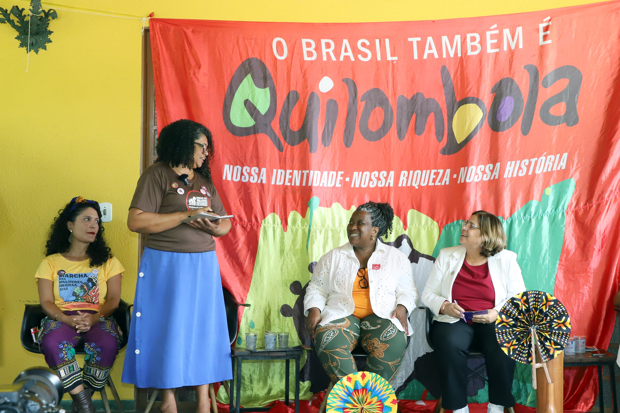 Ministra Cida Gonçalves participa de lançamento do Comitê Quilombola da Marcha de Mulheres Negras