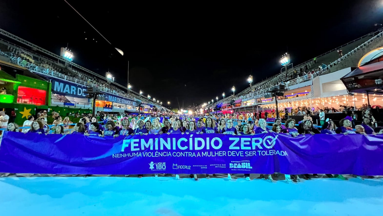 Faixa Sapucaí 8 de março