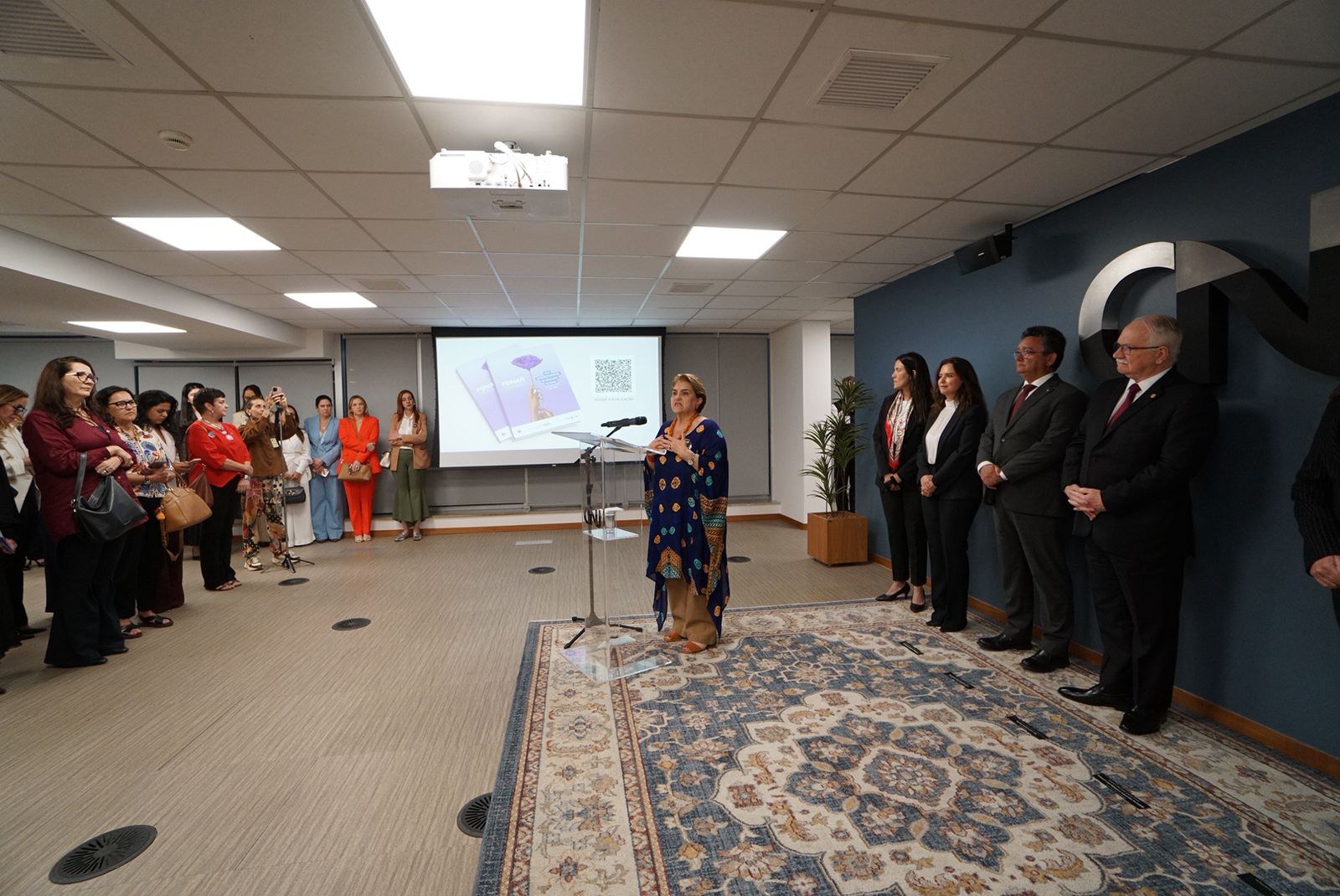 Ministra Márcia Lopes no lançamento do guia. Foto: Gabriela Mutti/MMulheres