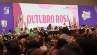 Outubro Rosa na 5ª CNPM: Ministra das Mulheres destaca importância da prevenção e detecção precoce do câncer de mama