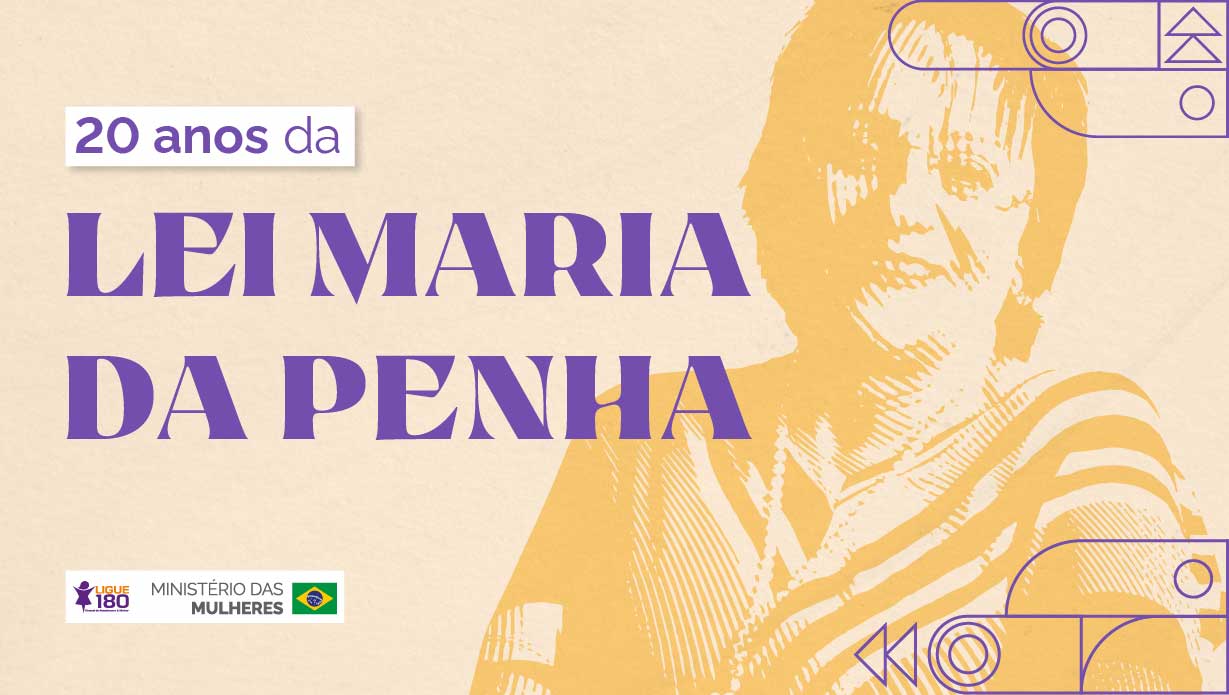 Banner Lei Maria da Penha
