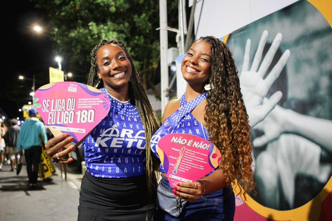 Tenda Oxe, Me respeite!, em Salvador.  Foto: Laura Samily