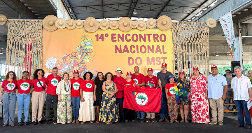 Ministra Márcia Lopes participa do encerramento do 14º Encontro Nacional do MST e reforça protagonismo das mulheres do campo Foto: Eliane Barros/MMulheres