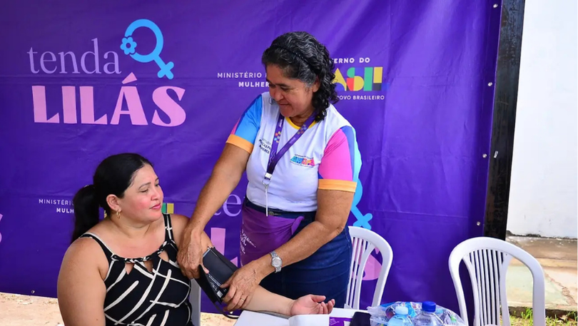 Ministério das Mulheres participa do Governo do Brasil na Rua em Macapá com a Tenda Lilás Foto: Maksuel Martins/GEA
