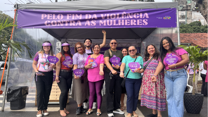 Tenda Lilás chega a Macapá: informação, acolhimento e Ato Memorial pela vida das mulheres