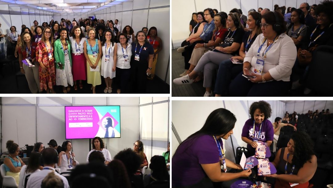 Caravana Federativa em Niterói reforça pacto contra o feminicídio e amplia ações de proteção às mulheres Fotos: Marla Galdino/MMulheres