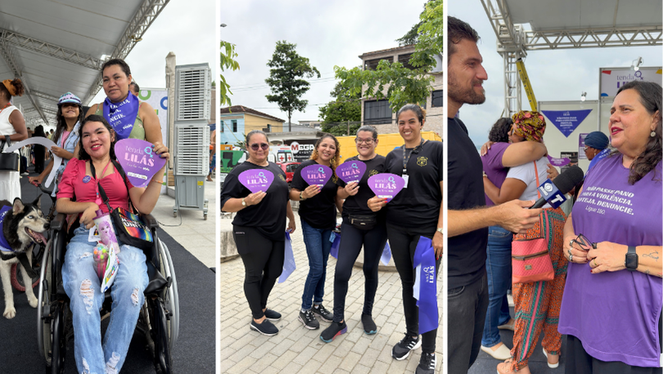 Tenda Lilás amplia acesso à informação e fortalece rede de proteção às mulheres em Vitória Fotos: Caroline Menezes/MMulheres