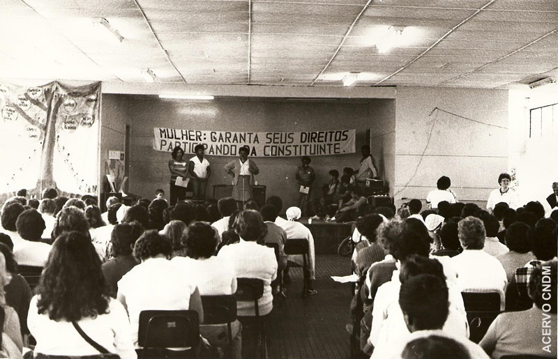 Encontro Nós e a Constituinte, em São Paulo/SP, em 1986. Foto: Elaine Rossi