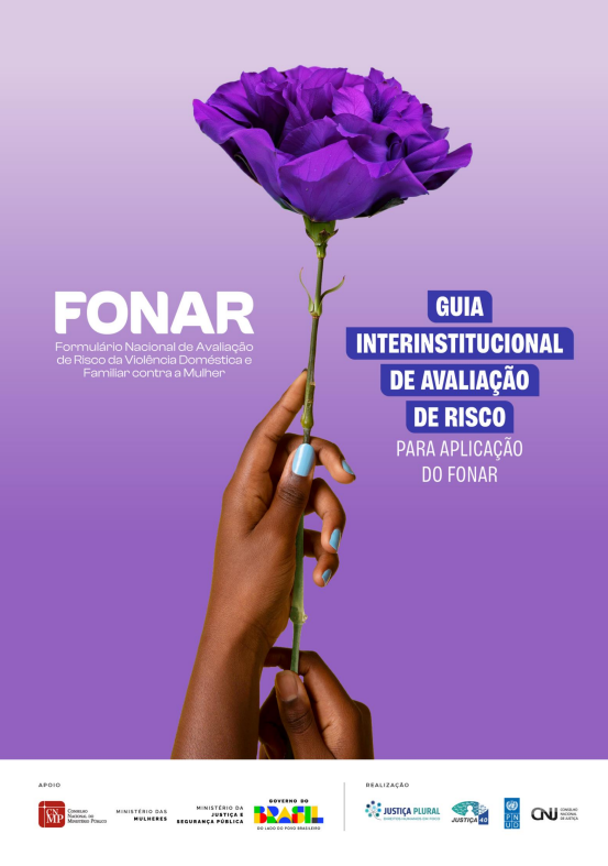 Capa do Guia interinstitucional de avaliacao de risco para aplicacao do Fonar
