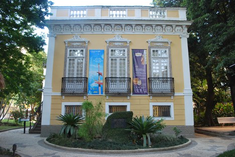 Fachada do Casarão Central onde funciona atualmente o Nacioanal dos Povos Indígenas