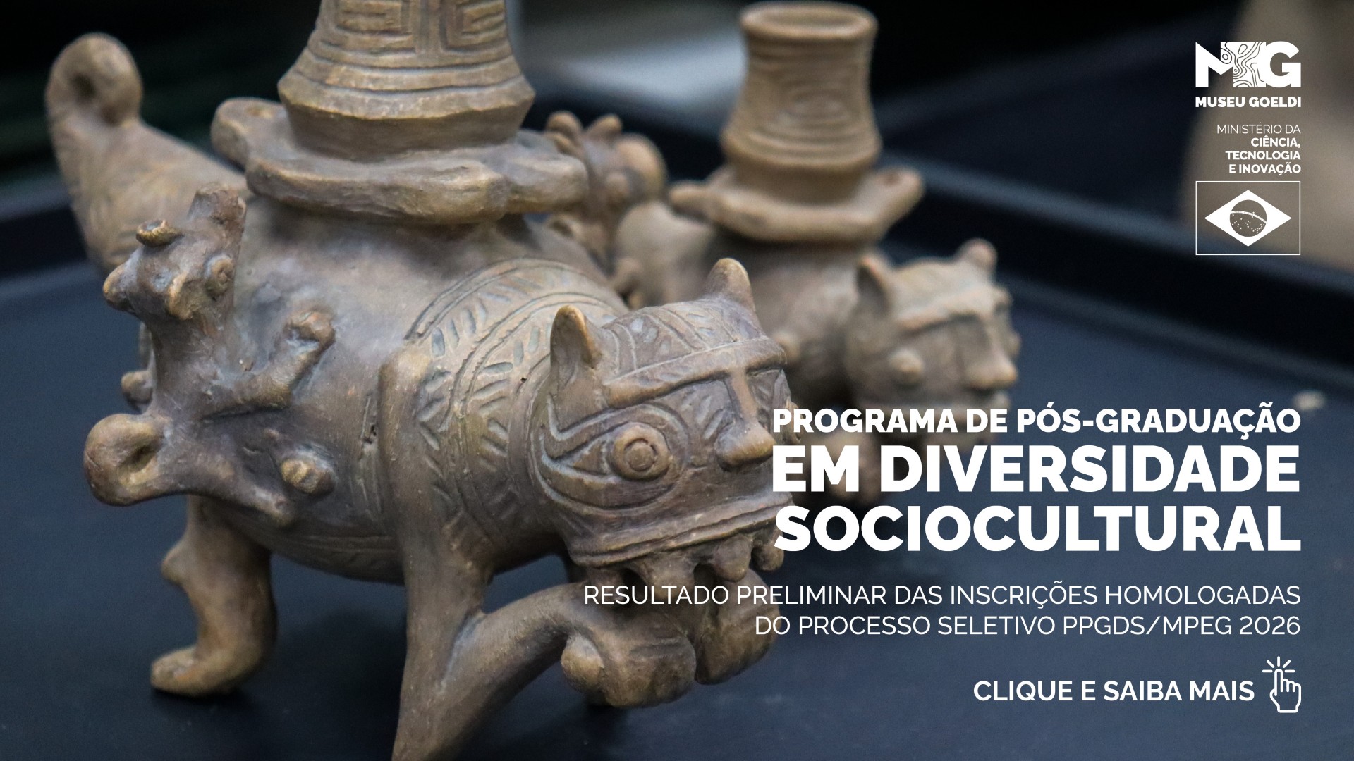 Resultado preliminar das inscrições homologadas do processo seletivo PPGDS 2026. Clique e saiba mais