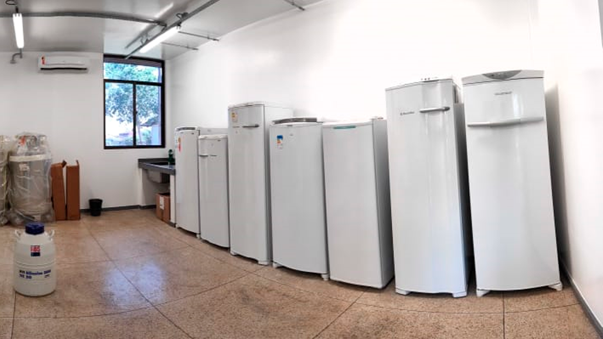 Sala para Guardar Amostras de DNA