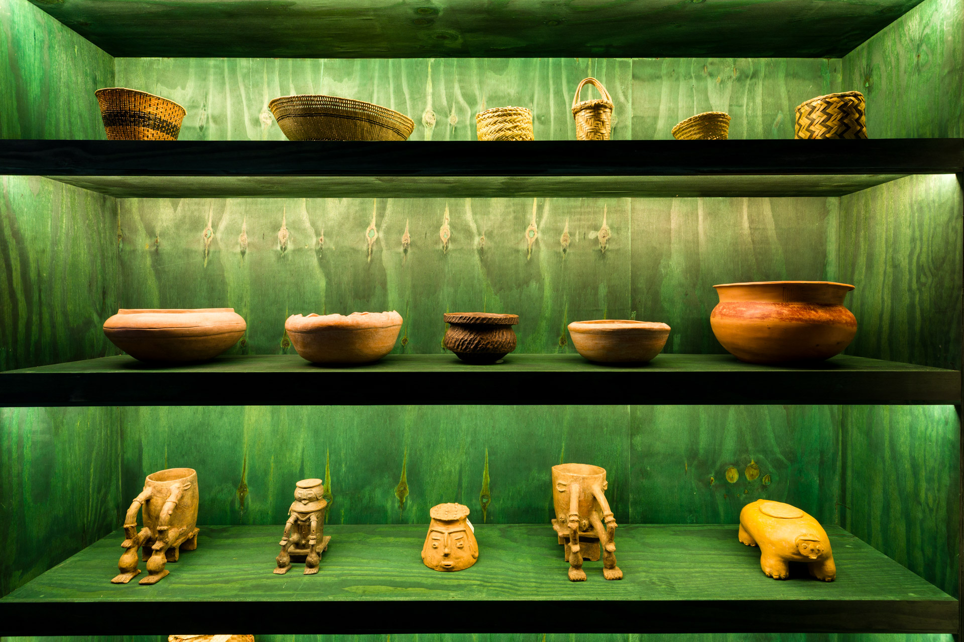 itens cerâmicos que fazem parte do acervo do Museu Goeldi
