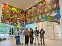 Museu Goeldi recebe mural do Mahku, símbolo da cultura e da resistência indígena