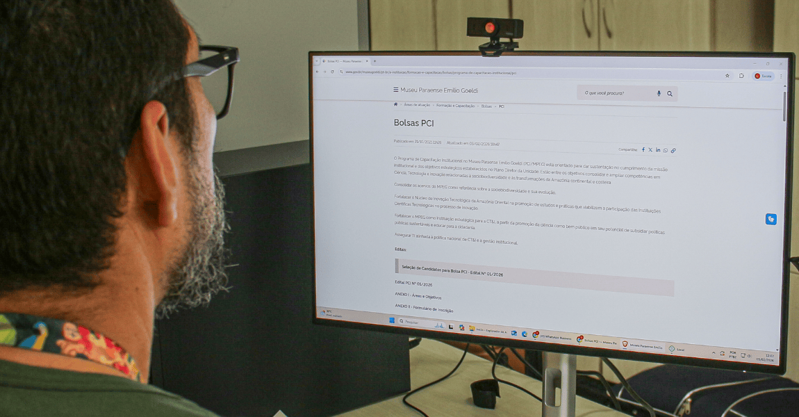 As inscrições estão abertas até a próxima terça-feira e as bolsas variam entre R$ 2,8 mil e 5,2 mil. O objetivo do PCI, no âmbito do MPEG, é atrair especialistas e pesquisadores que possam analisar, gerar e difundir conhecimento, procedimentos e tecnologias.