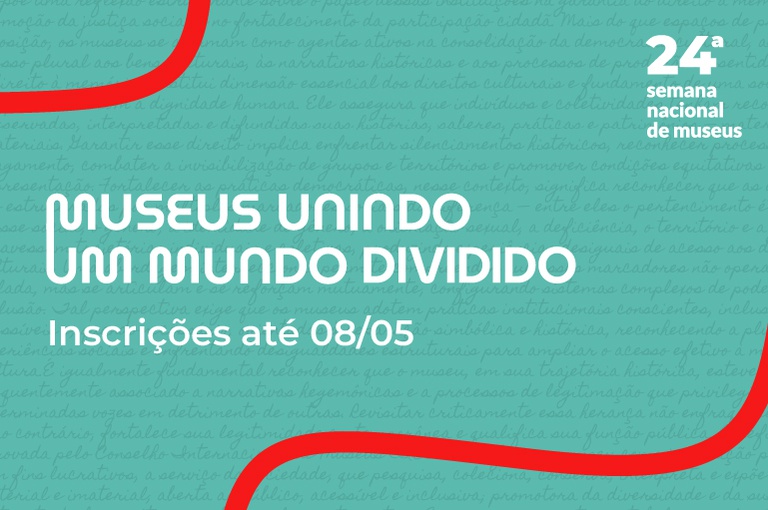 Banner - 24a Semana Nacional de Museus