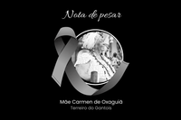 Nota de Pesar -  Mãe Carmen