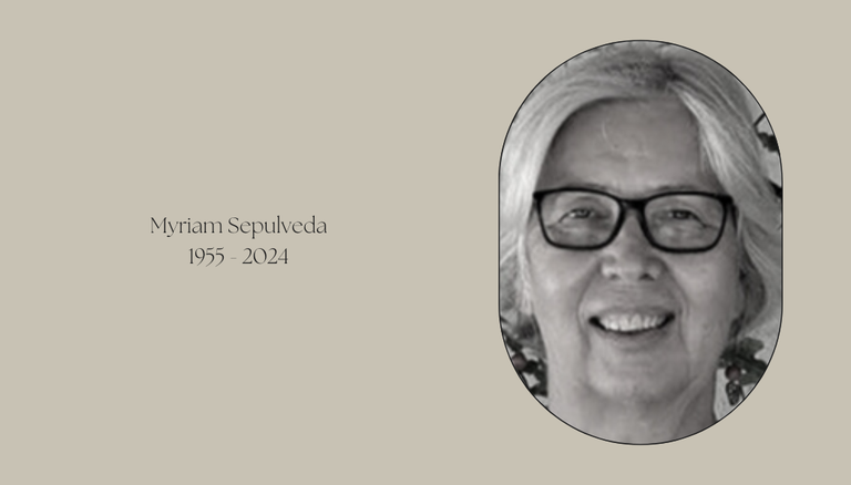 Nota de pesar pelo pelo falecimento da Professora Myriam Sepulveda