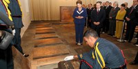 Presidenta Dilma e ministra participam de homenagem a inconfidentes