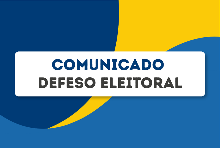 Banner sobre Defeso Eleitoral