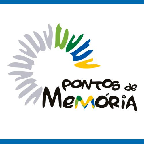 Banner com a logomarca do Pontos de Memória