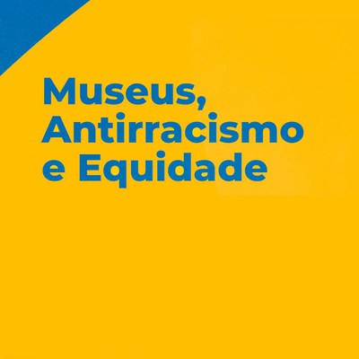 Imagem de fundo amarelo com texto que informa sobre cursos gratuitos sobre letramento racial