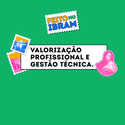 Banner de divulgação contendo a frase "Valorização Profissional e Gestão Técnica".