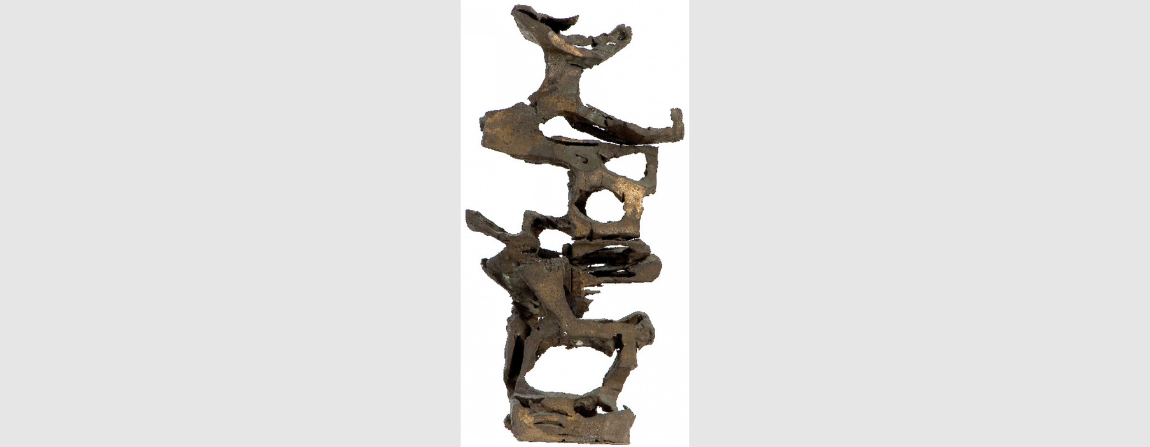 Zélia Salgado. Bronze fundido, 47 x 24 x 13 cm, circa 1965 / 1969. Sem assinatura. Doação, 2004, Zélia Salgado