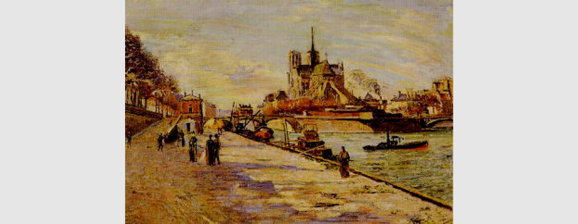Jean Baptiste Guillaumin.  Óleo sobre tela, 59,5 x 82 cm. Assinada Guillaumin. Transferência, 1937, Escola Nacional de Belas Artes