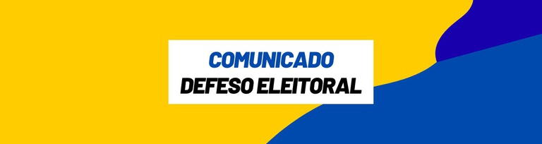 Banner contendo o texto: "Comunicado: Defeso Eleitoral". - Foto: MNBA/Ibram