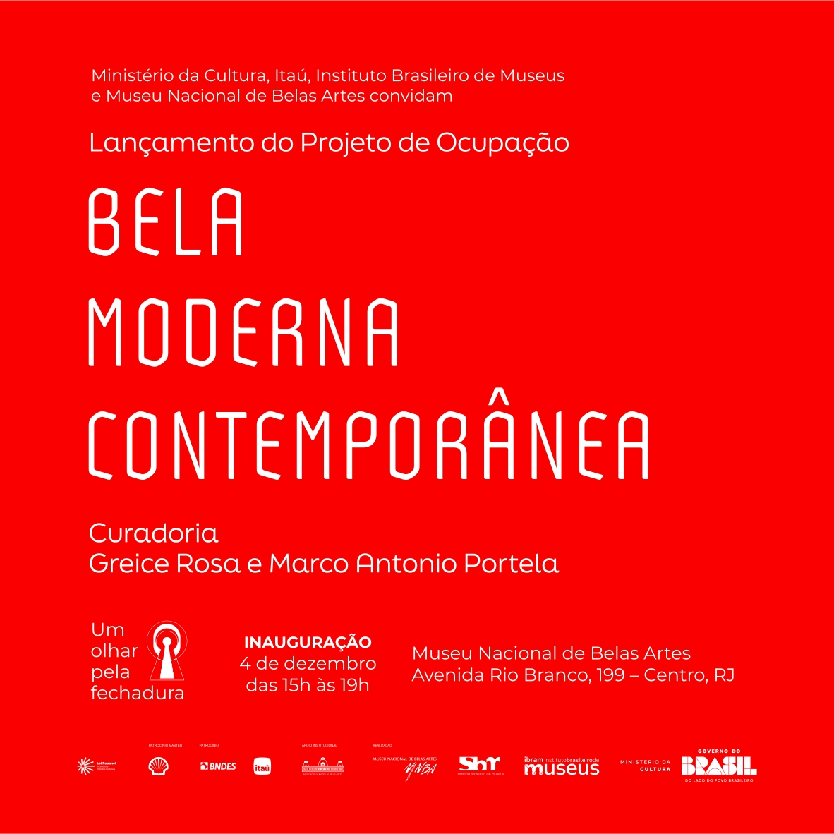 MNBA inaugura “Bela Moderna Contemporânea”: tapumes viram galeria a céu aberto durante a restauração do museu