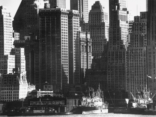 Andreas Feininger, Arranha-céus em Lower Manhattan, 1942