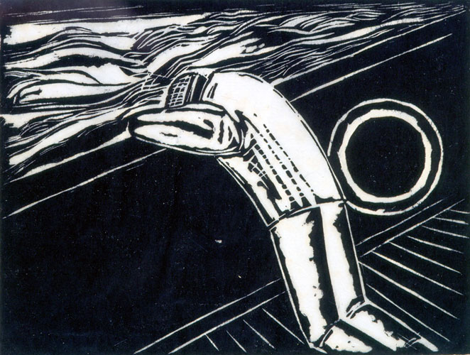 Emigrante debruçado na amurada, 1929