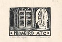 Linoleogravura sobre papel de arroz para a peça teatral Deus lhe pague, de Joracy Camargo (1945).