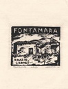 Linoleogravura sobre papel de arroz para Fontamara, romance do escritor italiano Ignazio Silone. 1945.