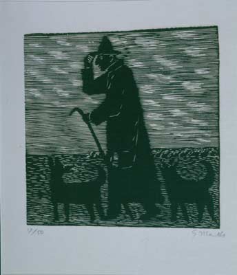 Pastor com cães, 1957/58