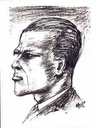 Autorretrato de perfil, 1922