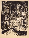 Die Brüder Karamazoff, Os irmãos Karamázov, Litografia sobre papel