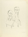 Dois homens à mesa, do álbum “Bubu”, 1921