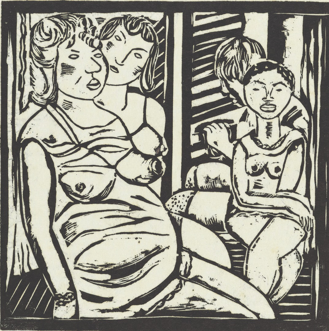 Grupo do Mangue, gravura original do álbum "Mangue", 1943