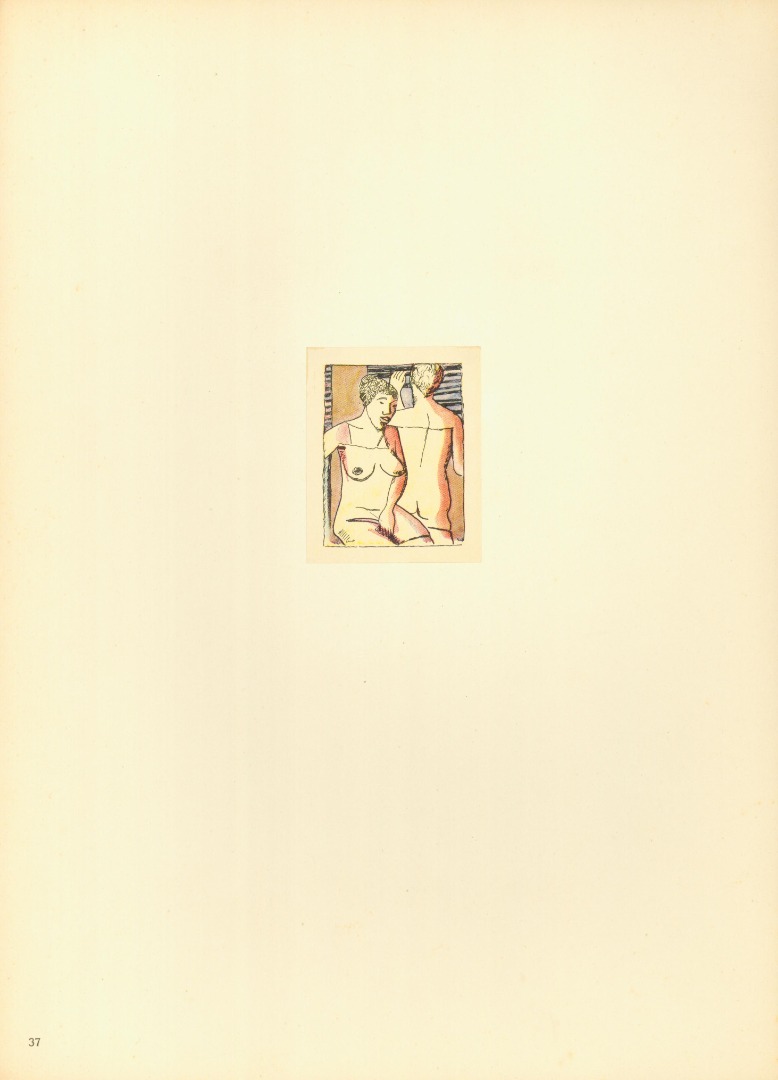 Zincografia do álbum “Mangue”, 1942