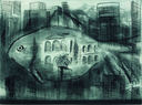 Fragmentos de um dia extenso. Água-forte e água-tinta sobre papel, 1986, 30 x 40 cm